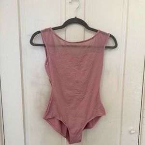 Lulli Cap Sleeve Leotard Anoushka in Dusty Rose. Excellent condition. Medium! 🩷